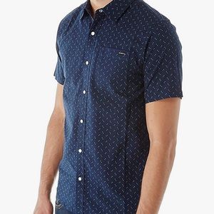 O’Neill Astoria geometric print button down shirt